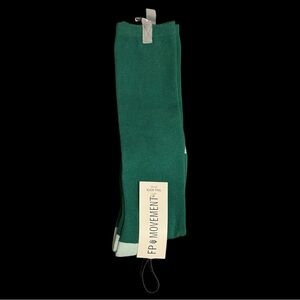 Free People Movement Green Tall Socks One Size NWT